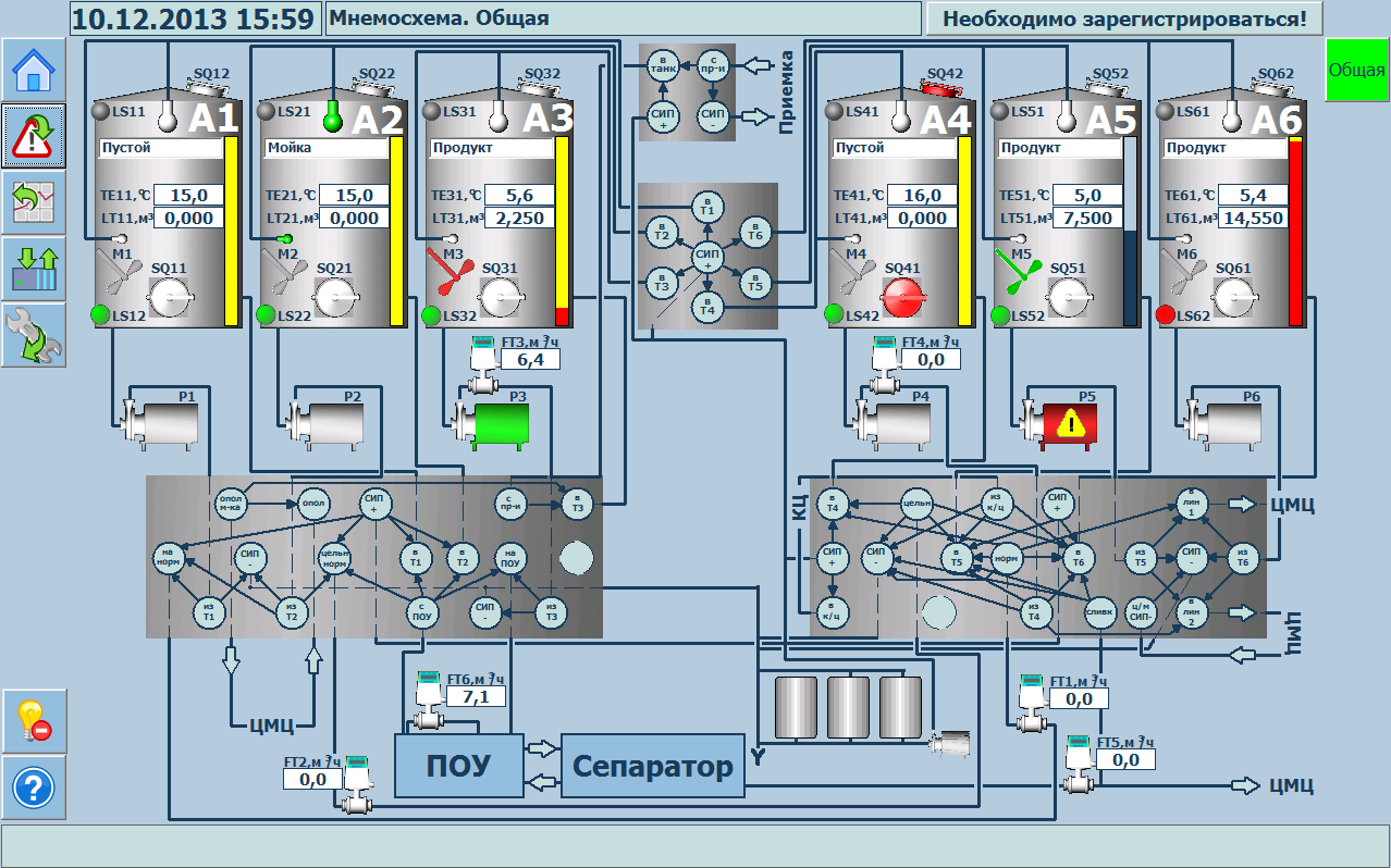 АСУ аппаратного участка консервного цеха